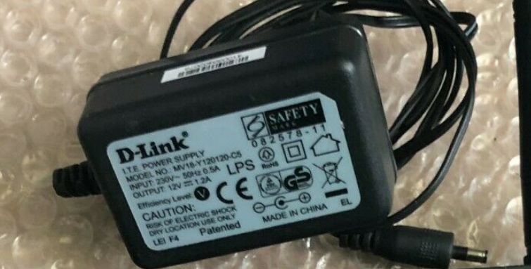 NEW 12V 1.2A D-LINK MV18-Y120120-C5 D-link DSL-2640R 54 Mbps 10/100 Wireless G Rou